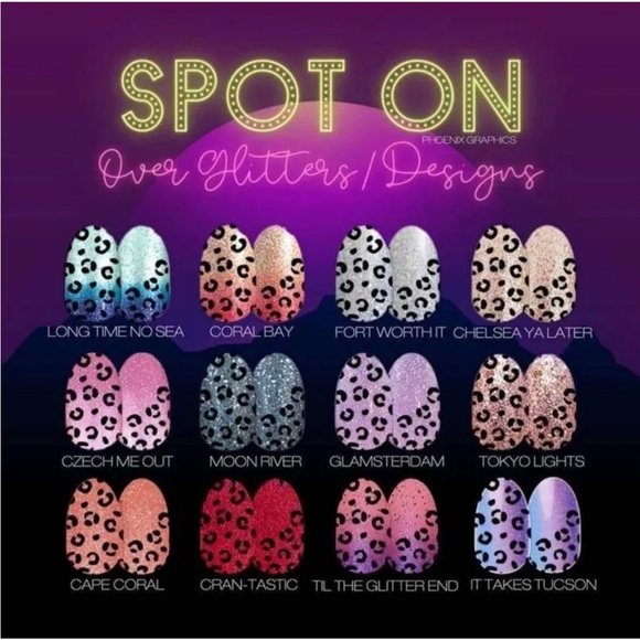 *Retired* Color Street: Spot On | Leopard Print Animal Chic Clear Overlay - Picture 2 of 8